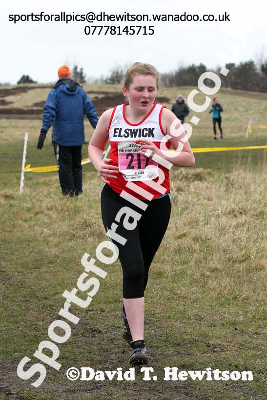 Girls under-15s Start Fitness NEHL, Wrekenton, Gateshead. Photo: David T. Hewitson/Sports for All Pics